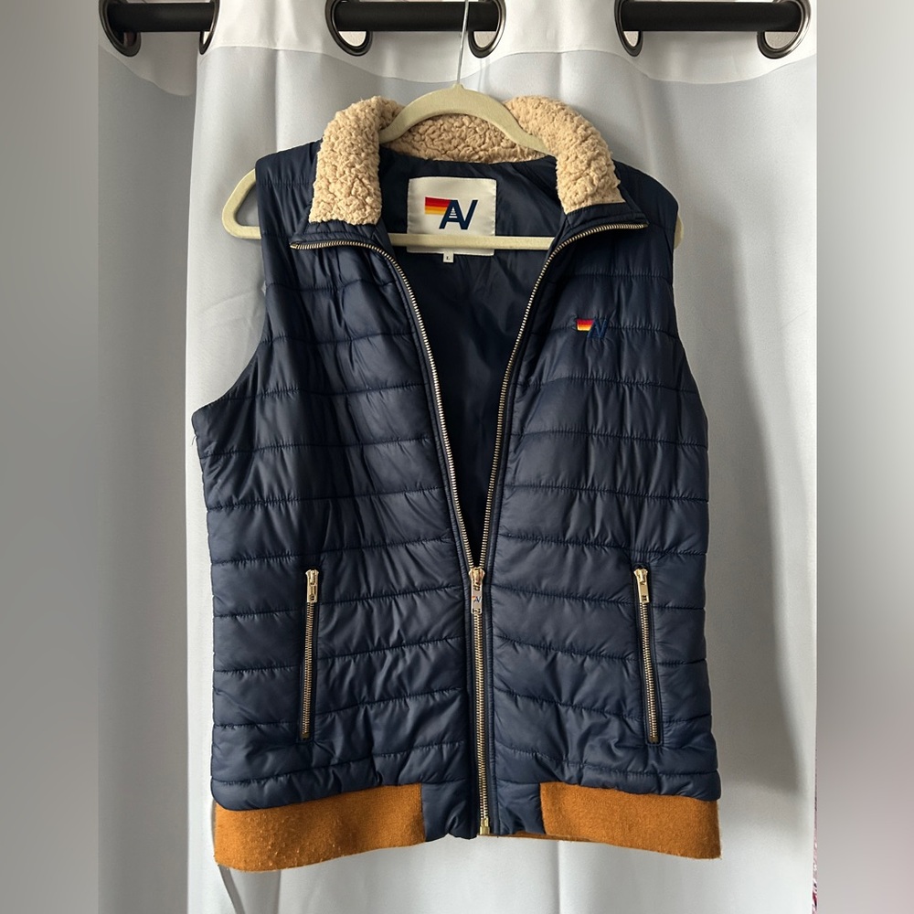 Aviator Nation Sunburst Vest - Navy